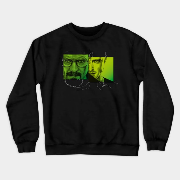 Br-eaking Ba-d Crewneck Sweatshirt by YueGraphicDesign